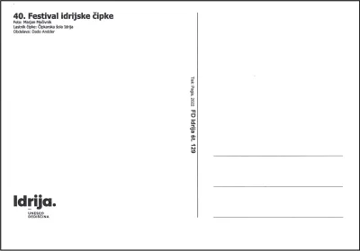 40. FESTIVAL IDRIJSKE ČIPKE